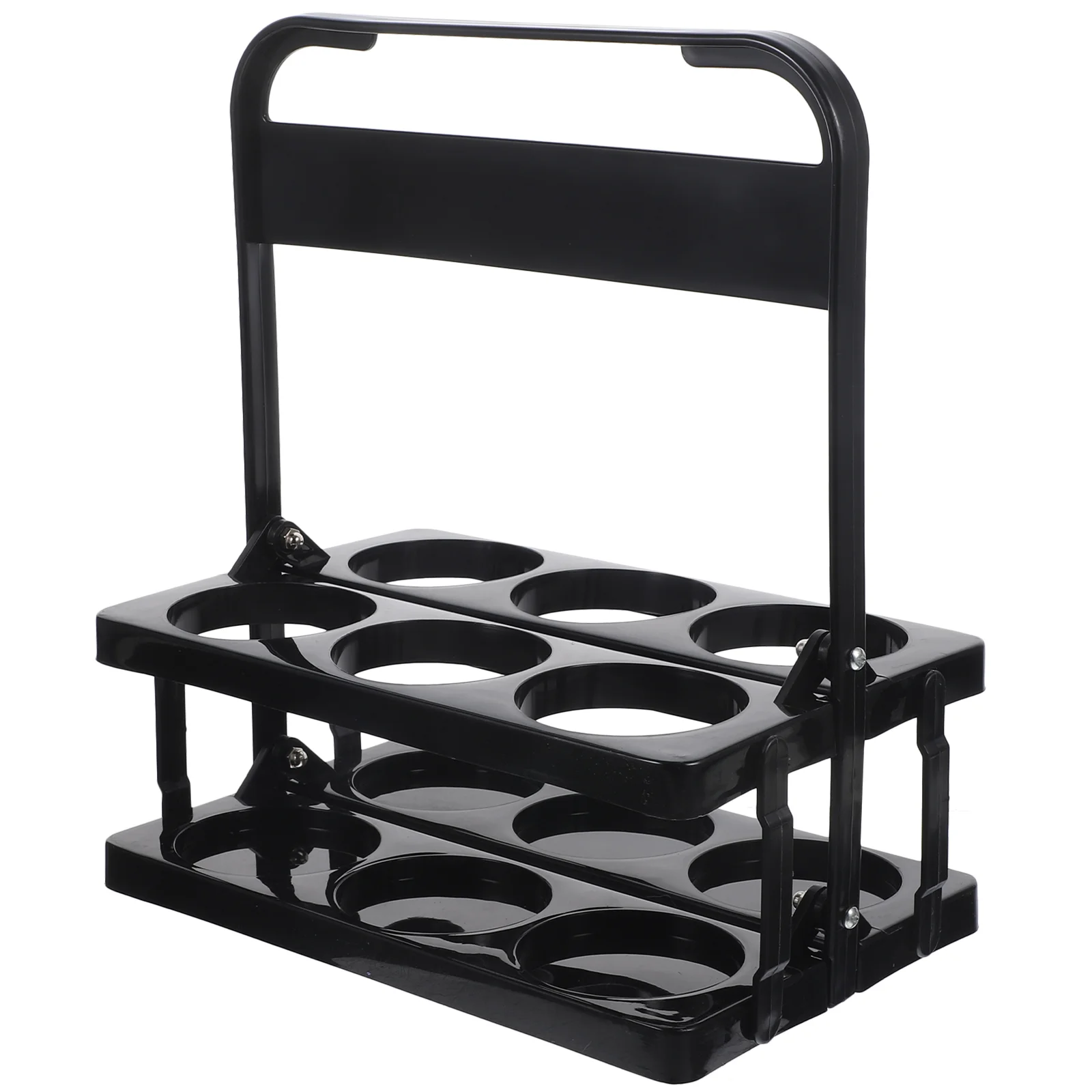 

Car Cup Holder Drink Carriers Handheld Bottle Rack Plastic Collapsible Reusable