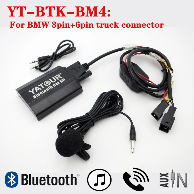 Yatour Qualcomm 5.2 auto radio Bluetooth for BMW X3 X5 Z3 Z4 M3 M5