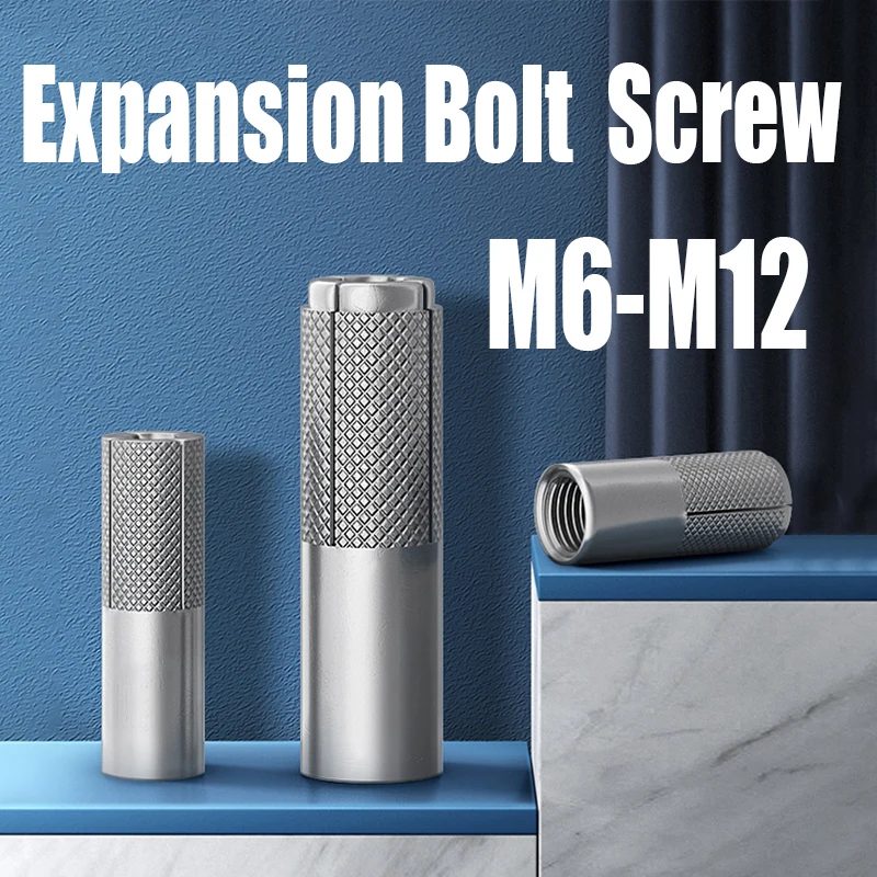 

1PCS M6 M8 M10 M12 316 Stainless Steel Expansion Bolt Expansion Screw Top Burst Blasting Gecko Flat Burst Screw Expansion Anchor