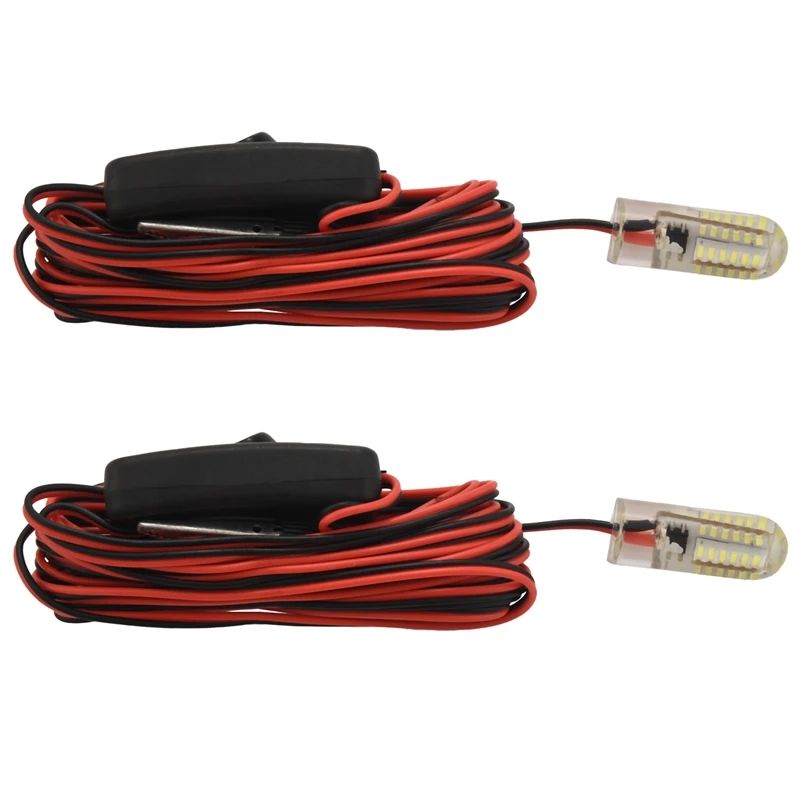 

2 шт., подводные ночные светильники, 48 светодиодов