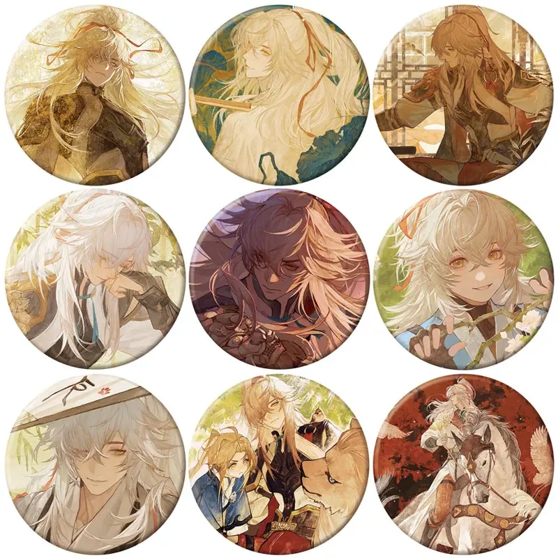 Игра Honkai: Star Rail Броши Аниме Мультяшная Фигурка Цзин Юань Яньцин Значок Булавка