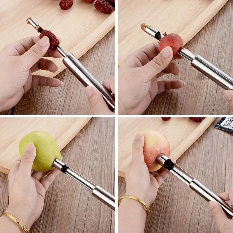 1 шт. фруктовый сердцевик из нержавеющей стали красные финики яблоко груша