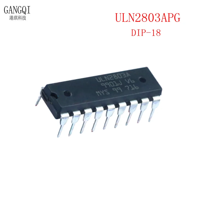 

10 шт., транзисторы ULN2803APG ULN2803 ULN2803A ULN2803AP DIP-18 ULN2803AN Darlington, Новая интегральная схема