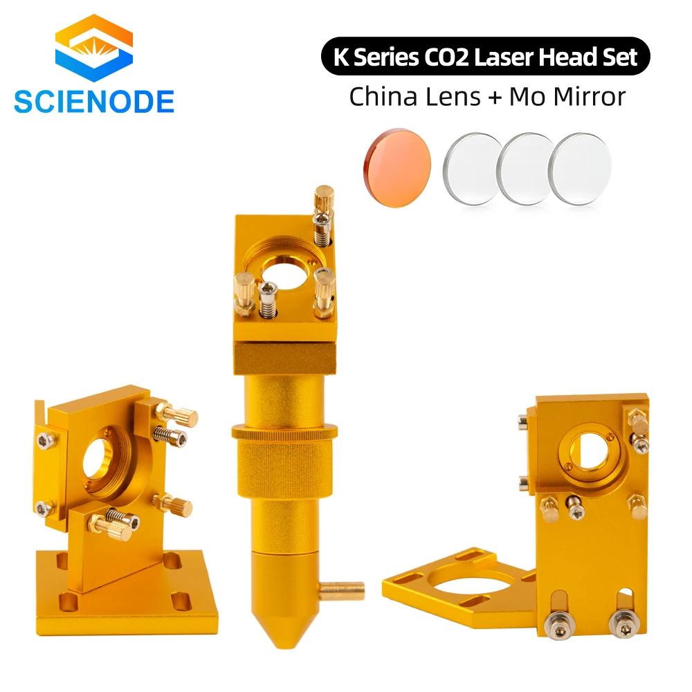 Набор лазерных головок Scienode K серии CO2 с фокусным объективом отражающее зеркало Si