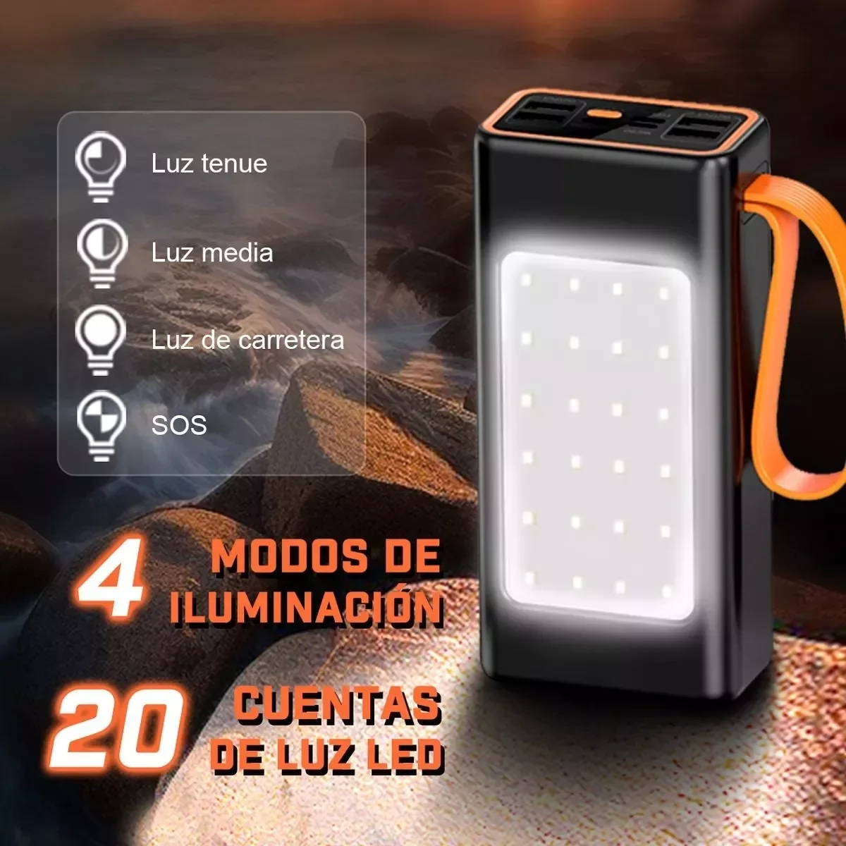 66 Вт 30000 мАч Power Bank большой емкости PD20W Powerbank Портативное быстрое зарядное