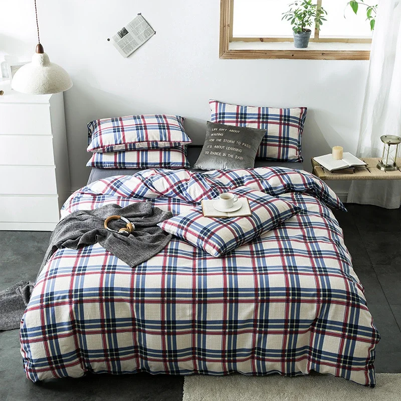 

Check cotton bedding