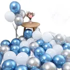 1020 шт 5 дюймов золотые серебряные шары из латекса цвета металлик металлические хромированные воздушные шары Свадебный декор товары для дня рождения