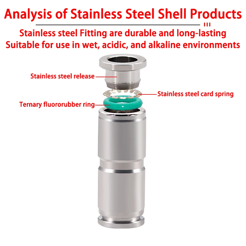 Пневматический быстроразъемный соединитель AIRSLG 4-16 мм