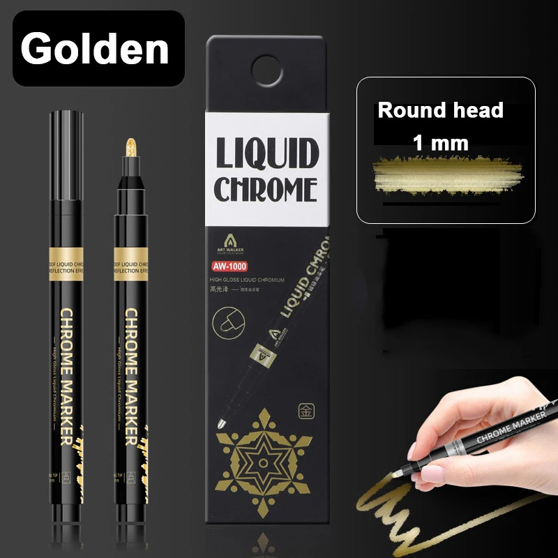 

Хромированные зеркальные маркеры LIT-ONTNMA 0,7 мм 1 мм 2 мм