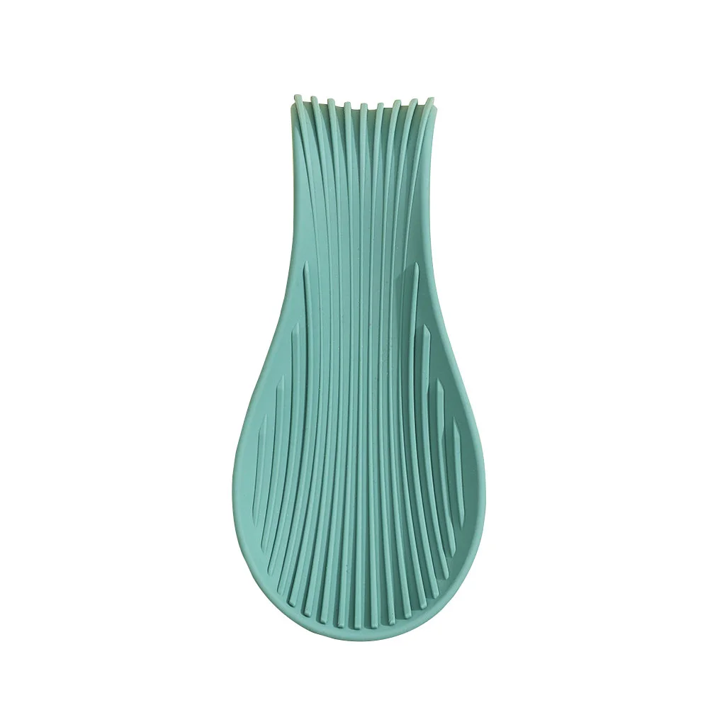 

Spoon Rest Holder Silicone Ladle Stand Kitchenutensil Rack Storage Stovetop Spatula Stove Scooputensils Countertop Household