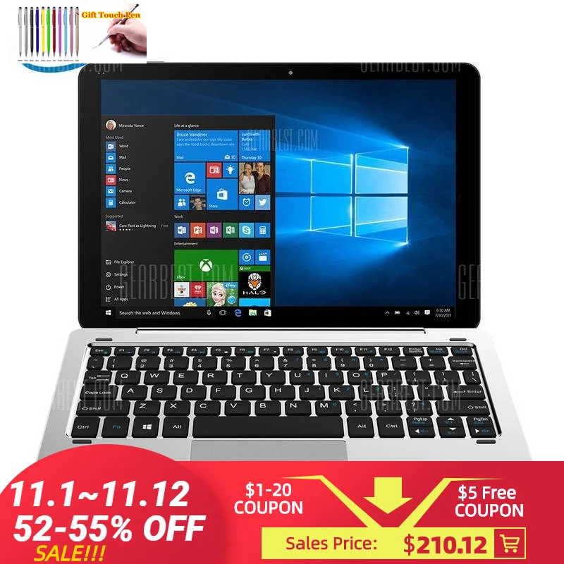 

New Sales 64 Bit 14.1‘’Notebook Windows 10 RAM 4GB DDR3L+ 64GB ROM CWI 533 N3450 CPU 1920 x 1080 Screen Quad Core