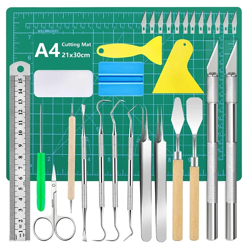 

Vinyl Weeding Tool Set of 39 Craft Multifunctional Craft Vinyl Tool Kit
