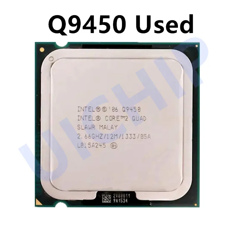 

100% Original Intel Core 2 Quad Q9450 CPU Processor (12M Cache, 2.66GHz, 1333MHz FSB) LGA775