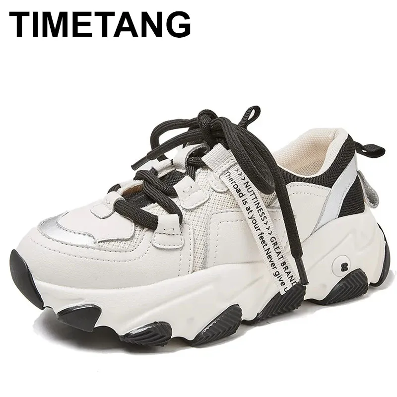 Женские кроссовки из натуральной кожи, на шнуровке, плоская подошва, повседневная обувь, каблук, весна-осень 2020