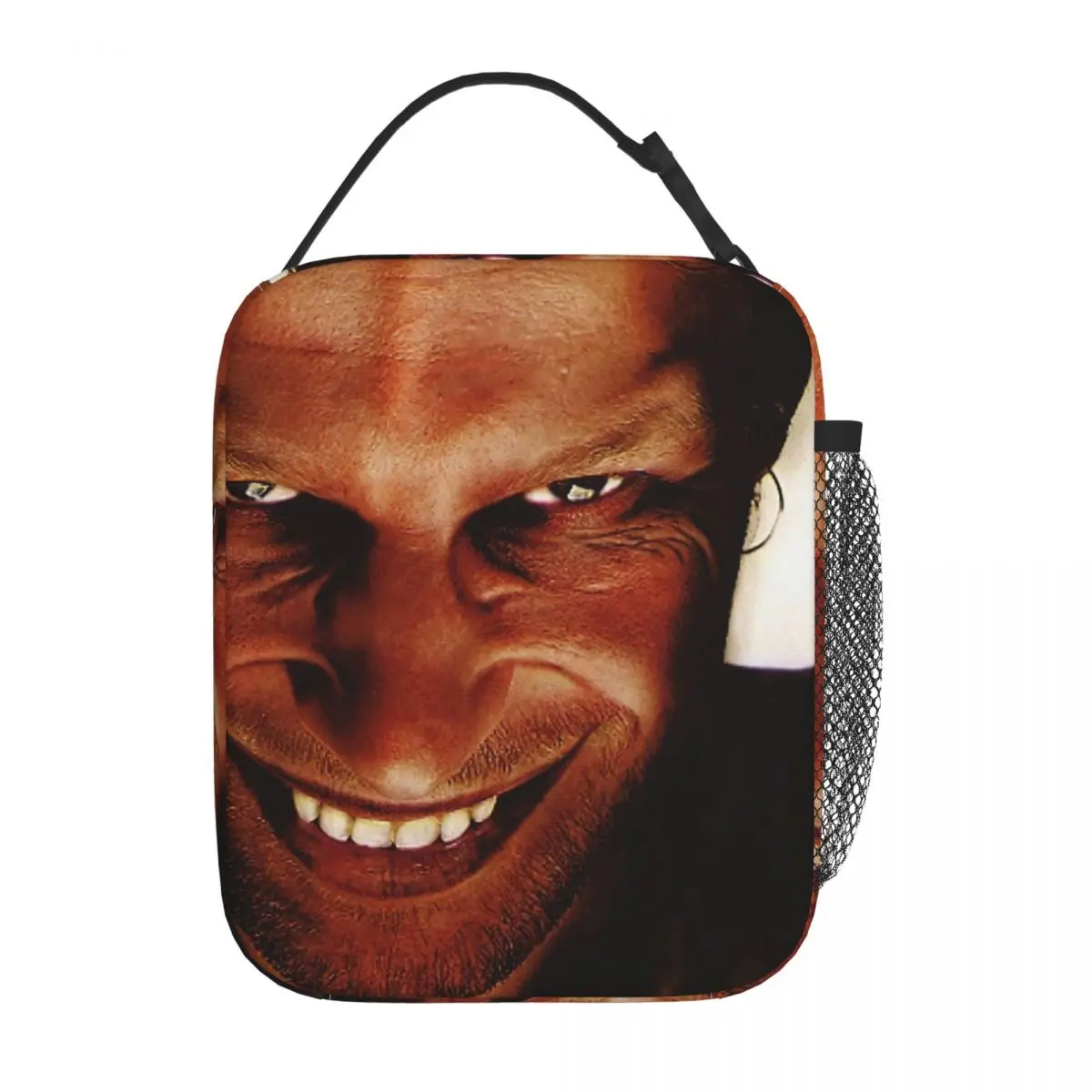 

Aphex Twin Face Insulated Lunch Bags Storage Food Box Multifunction Cooler Thermal Bento Box School