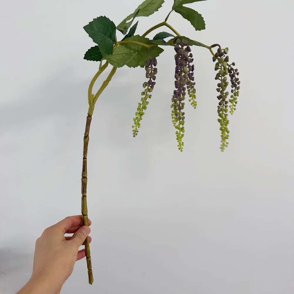 

Реалистичные ягодные цветы Искусственные цветы покери для гостиной Свадебный декор Вечеринка Стол Ваза Декор На открытом воздухе Сад Цветочный