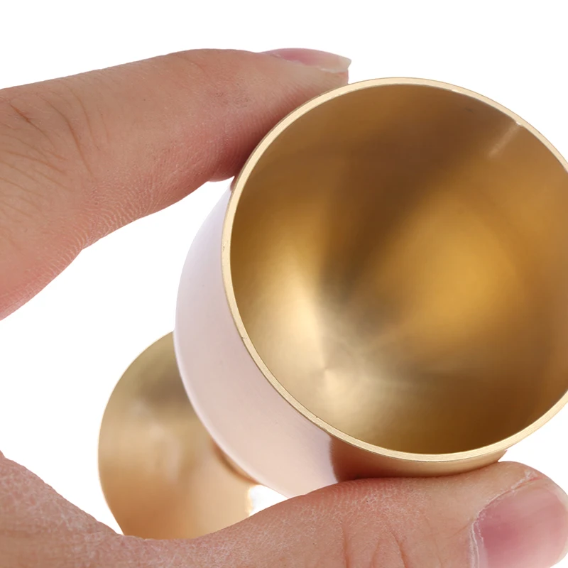 1 шт. небольшой металлический Кубок латунная чашка для коктейлей цвет золото