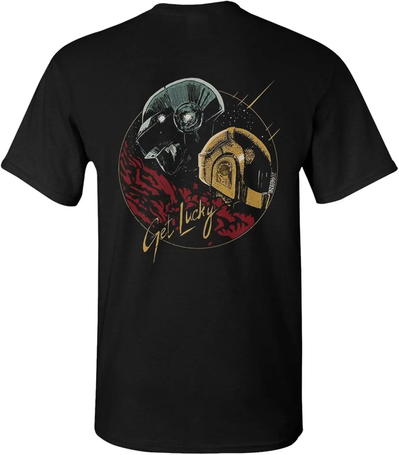 Рубашка Daft Music Punk мужская персонализированная футболка с коротким рукавом модные