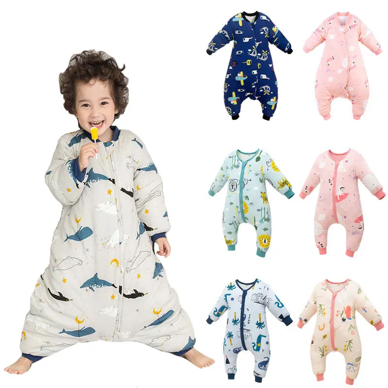 Baby Four Seasons 25-36m Sleepsacks Kids Thermal Split Leg Sleeping Bag Toddler Sleep Sack For Girls & Boys