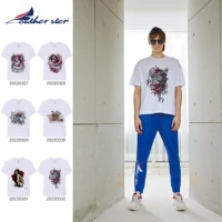 feather step print t shirt men popular riding a motorcycle skull male tshirt oversized casual short sleeve o neck fashion vintag