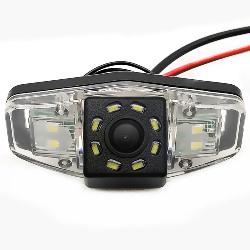 Автомобильная камера заднего вида 8 светодиодов для Honda Pilot Accord Civic EK FD Odyssey Acura TSX