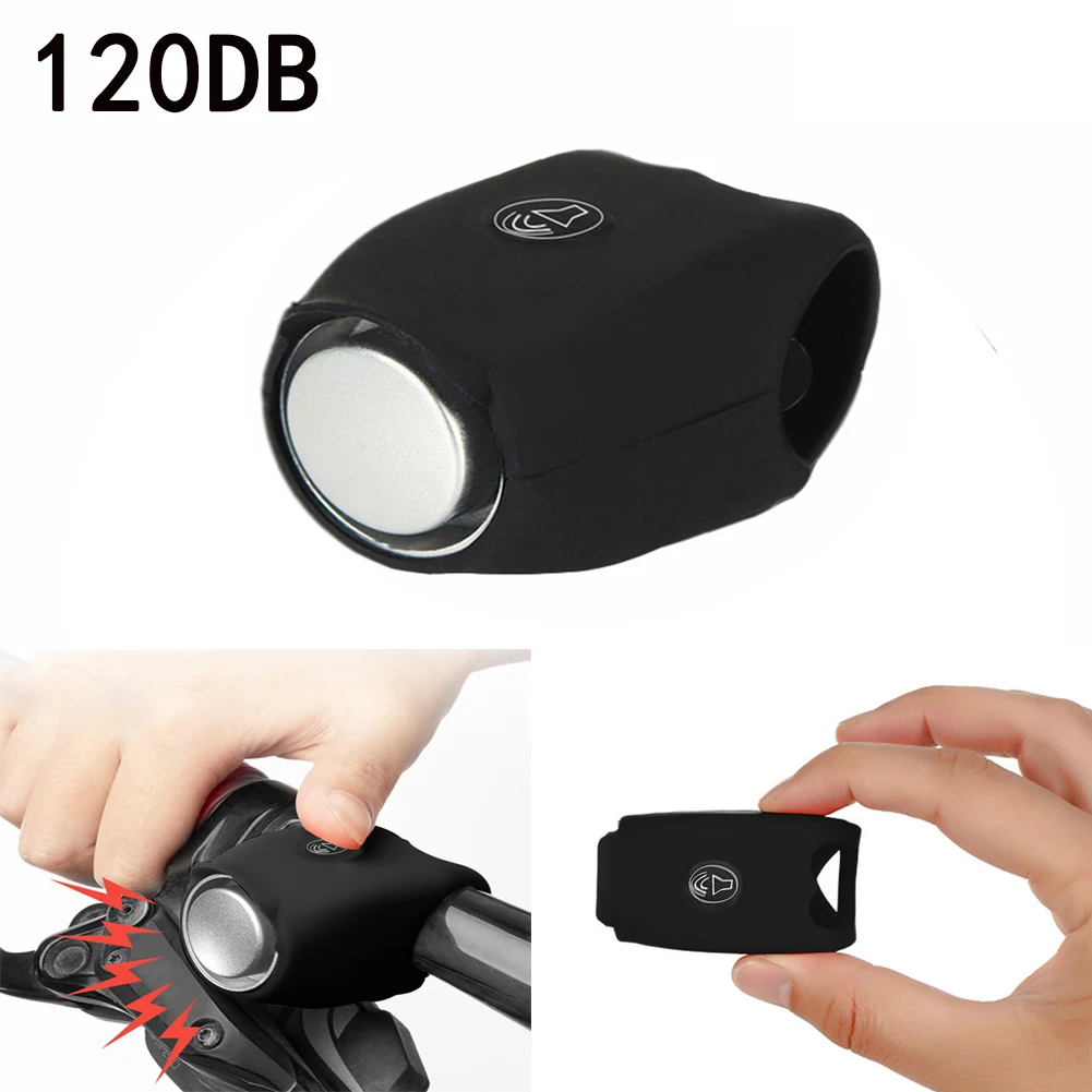

120db MTB Bike Electronic Loud Horn Warning Safety Electric Bell Police Siren Bicycle Handlebar Alarm Ring Bell Cycling Access