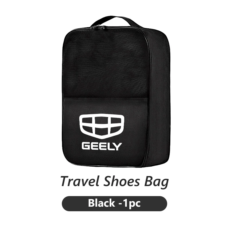 

Водонепроницаемый органайзер для обуви с логотипом автомобиля, сумка для хранения обуви для Geely Monjaro, Atlas, Tugella, Geometry C, Coolray, Emgrand EC