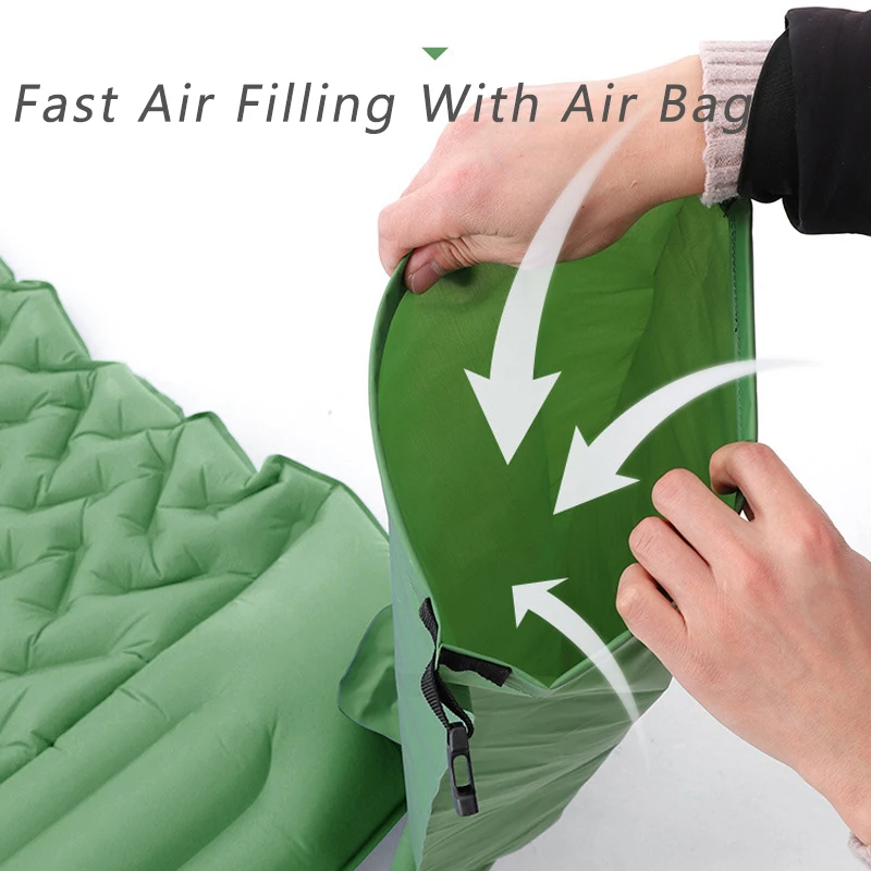 Воздушный матрас Zomake для быстрого наполнения надувная подушка сна туристическая