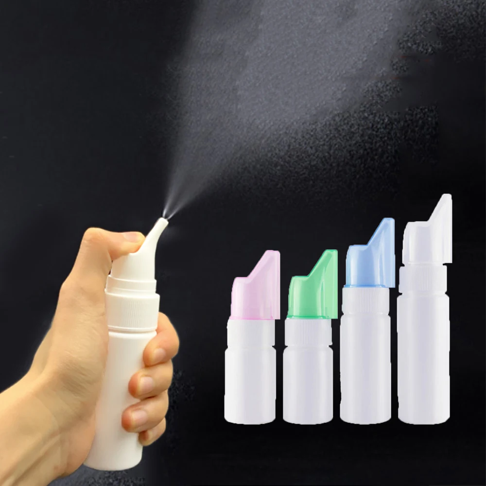 Nasal Irrigator Nose Wash Cleaner Bottle Spray Water Bottle Fine Mist Atomizer Portable Liquid Empty Container For Traveling