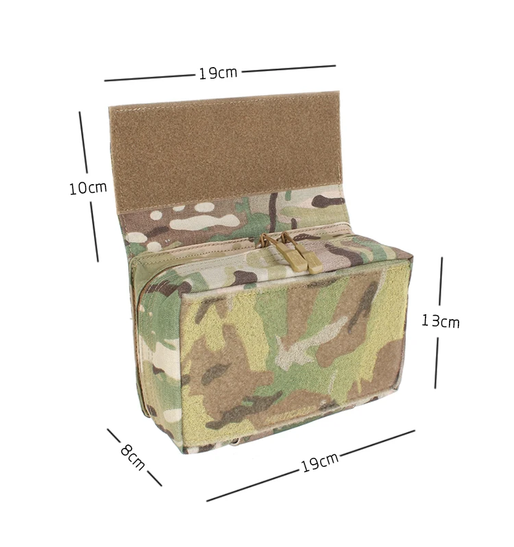 New V2 Multipurpose Bottom Hanging Bag D3CR Thorax Tactical Airsoft Vest Abdominal Bag OT81