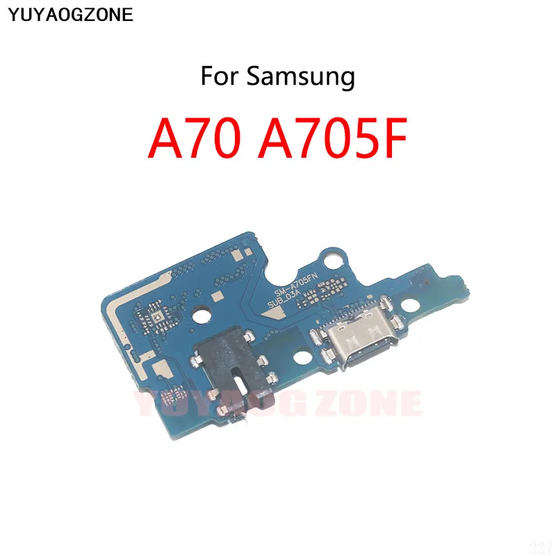 

5PCS/Lot For Samsung Galaxy A70 A705F USB Charging Dock Connector Port Socket Jack Plug Charge Board Flex Cable