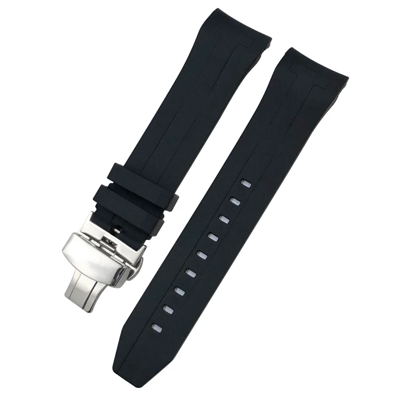 Ремешок силиконовый для часов Tissot T120 Seastar T120417 серии 407, 21 мм 22 мм (art.: 3a3675d6cb7) - 3a3675d6cb7