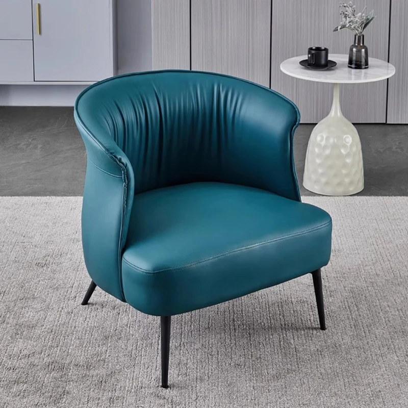 

Cheap Relax Arm Chairs Furniture Backrest Chair Living Room Individual Garden Nordic Sofa Bar Stools Sillas For Nail Salon ZN