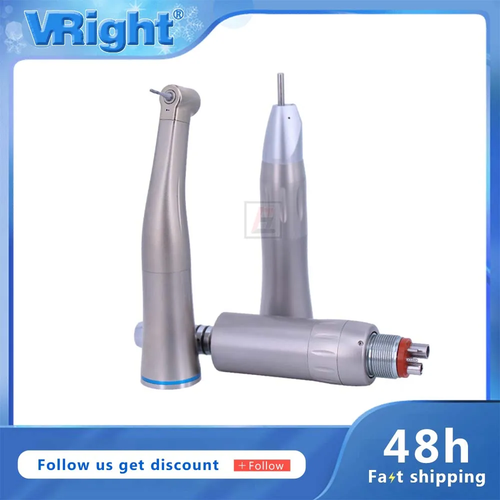 

Dental Contra Angle E-generator Low Speed Handpiece Inner Water Spray 1:1 Internal Irrigation Air Motor Electric Micromotor