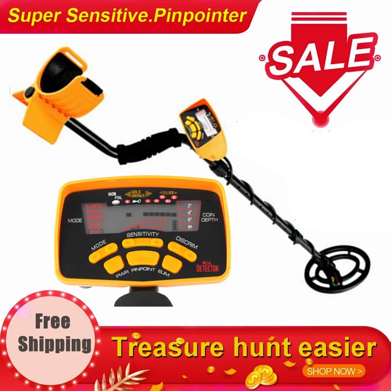 

MD-6250 Professional Metal Detector High Performance Underground Metal Detector MD6250 Three Detect Mode Coins Jewelry All Metal