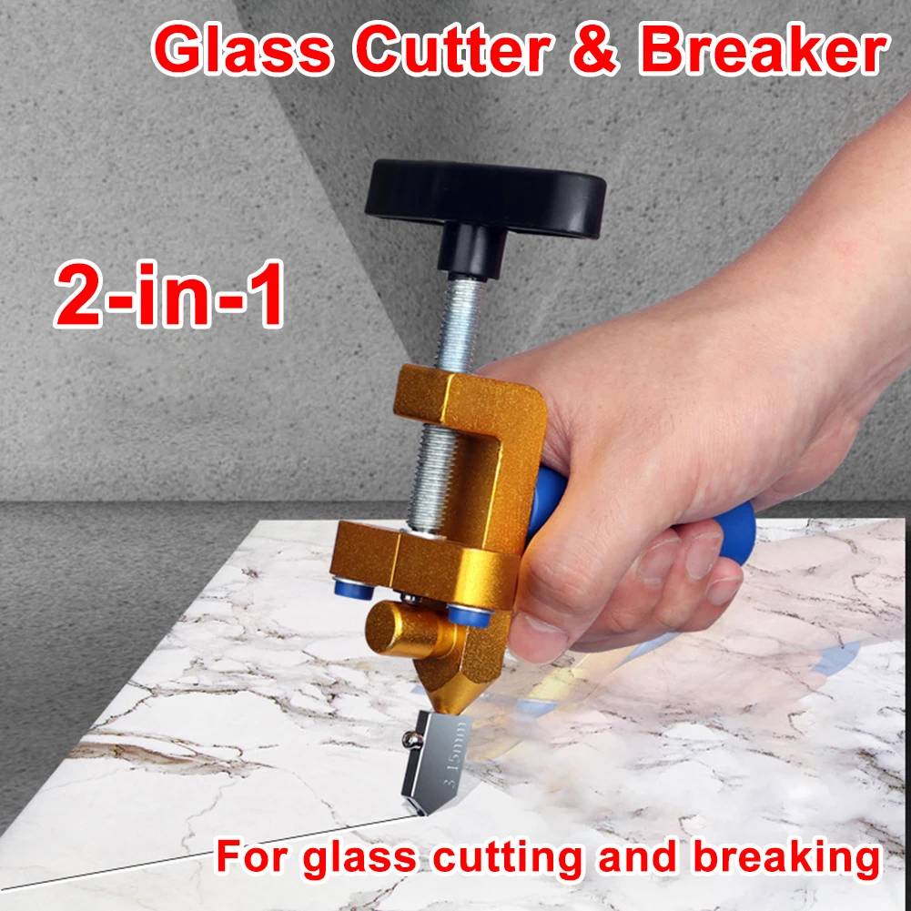 

8PCS Professional Easy Glide Glass Tile Cutter 2 In 1 Ceramic Tile Glass Cutting Tool Portable Construction Cutter Tool DropShip