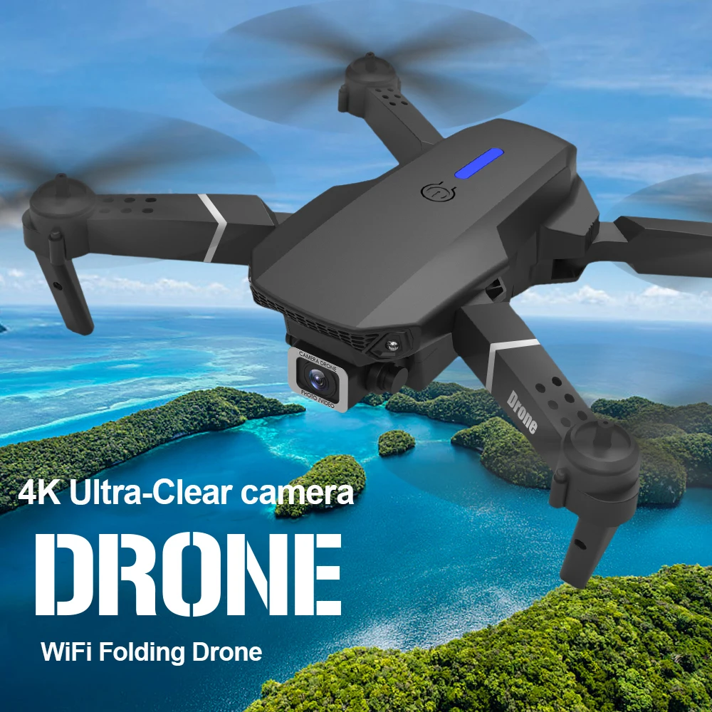 

New E525 UAV HD Aerial Photography Remote Control Aircraft 4K Single And Double Lens Pixel 4-Axis Aircraft Foldable Toy