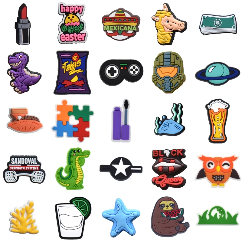 

Kids Shoes Accessories Gifts Para Pins Women Charm Shoe Charms Wholesale Bulk Boy Decorations for Crocs Set Jeans Men Packs Girl