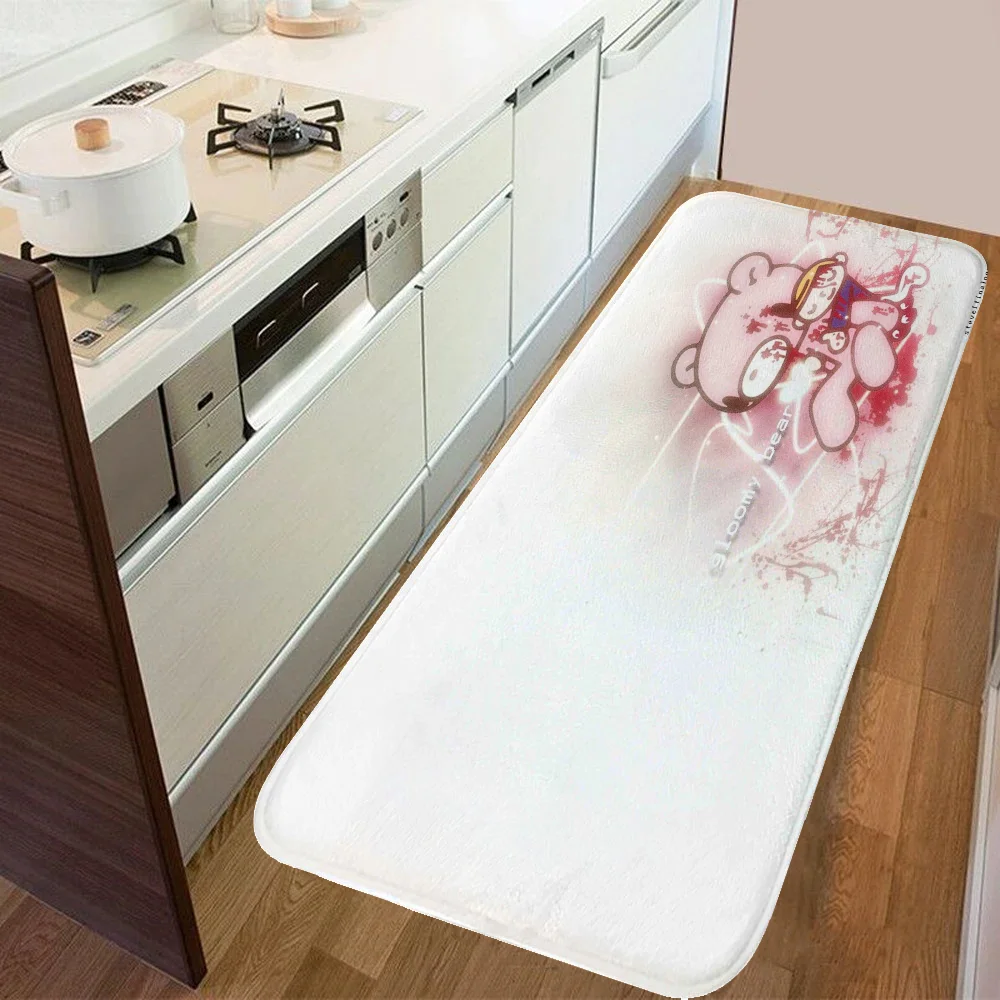 Коврик Для Входа G-Gloomy B-Bear Противоскользящий Замшевый Напольный Кухни Ванной