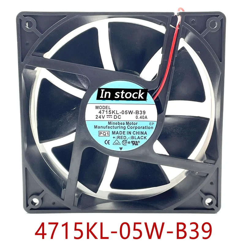 Оригинальный 100% рабочий 4715KL-05W-B30 4715KL-05W-B39 12038 24 В 0.36A двухшаровой преобразователь частоты осевой вентилятор охлаждения