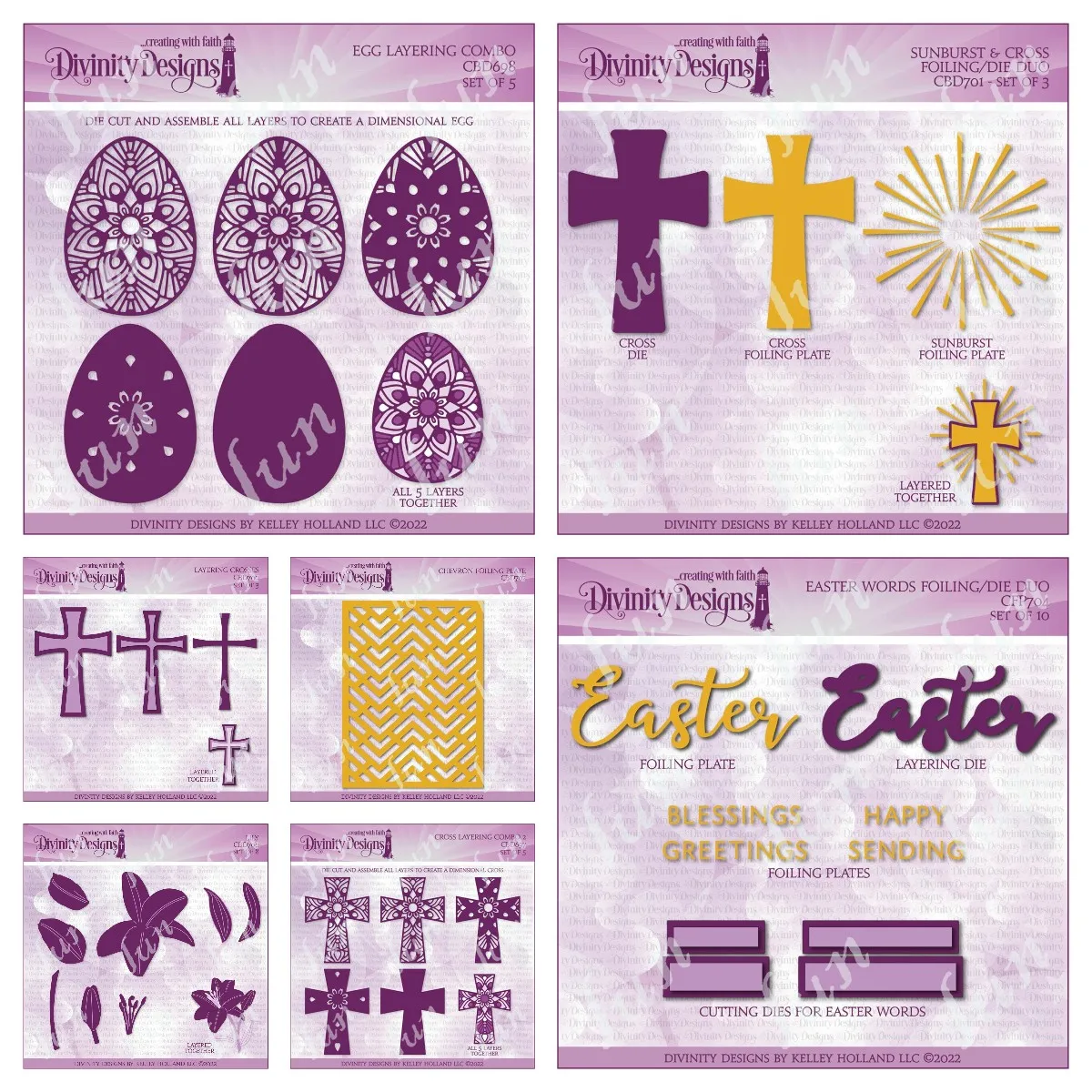 

Diy Paper Card Scrapbooking Spring Easter Lily Words Hot Foil Die Plate Sunburst Cross Foiling Egg Layering Combo Metal Cut Dies