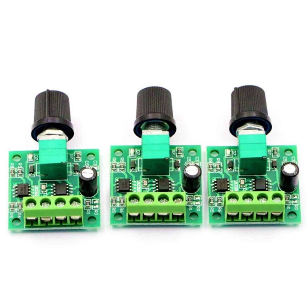 

3 Pieces 1.8V 3V 5V 6V 12V 2A 30W Low Voltage DC Motor Speed Controller PWM 1803BK 1803B Adjustable Drive Switch