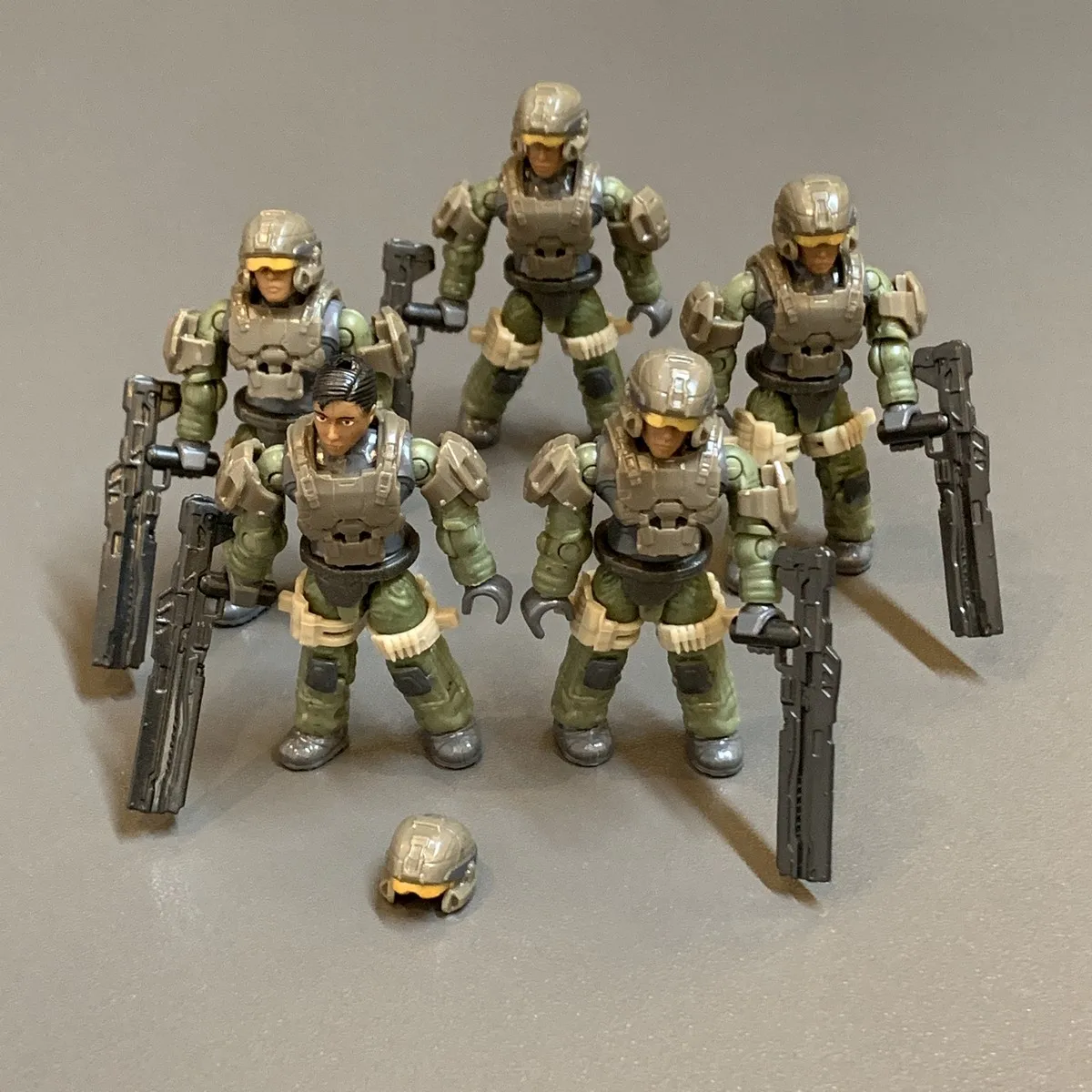 Лот 5 шт. леди Мега стюкс UNSC морские фигурки морская оборона Минифигурки герои