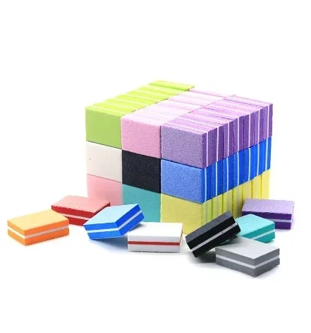 50 шт. профессиональный мини-буфер для дизайна ногтей 100/180 наждачная бумага