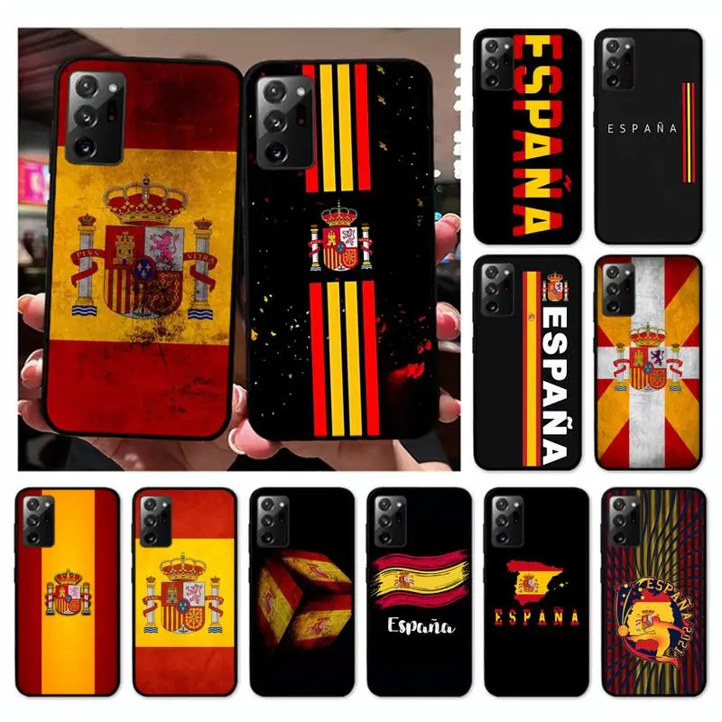 

Coat of Arms ESPANA Spain Flag Phone Case for Samsung Note 5 7 8 9 10 20 pro plus lite ultra A21 12 72 cover