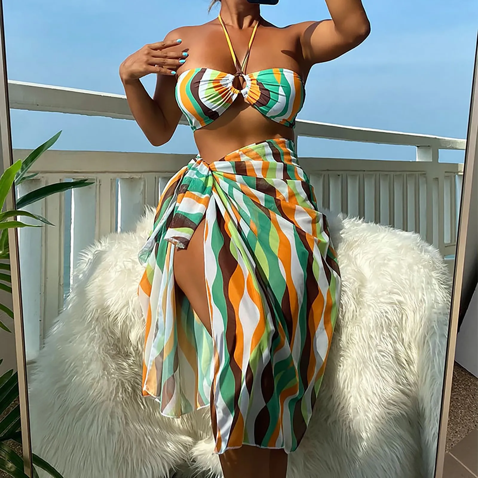 

Женский сексуальный раздельный купальник для пляжа