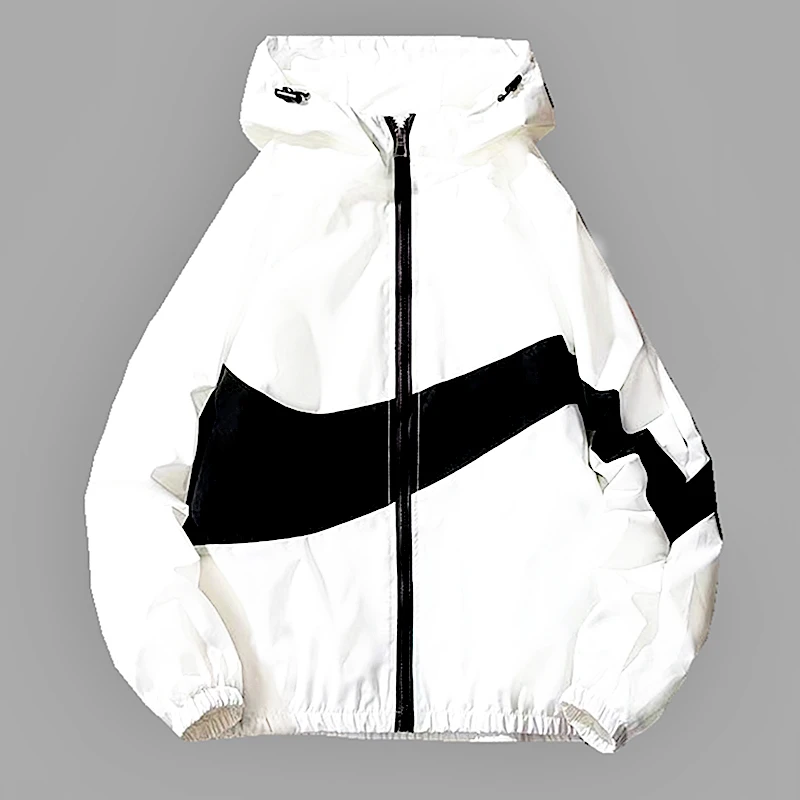 

Men's fashion outdoor sports jacket 2023 new stand collar Harajuku hip-hop jacket for men and women wind hoodie street jacket