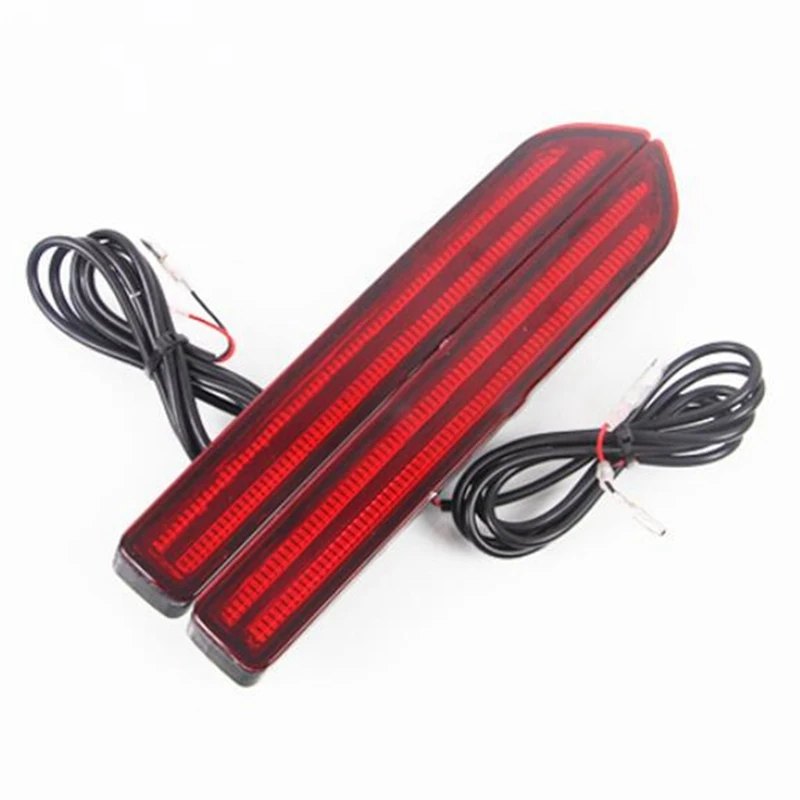 

1 пара автомобильных мигасветодиодный светодиодных фонарей заднего бампера, отражателей, указателей поворота, стоп-сигналов, противотуман...