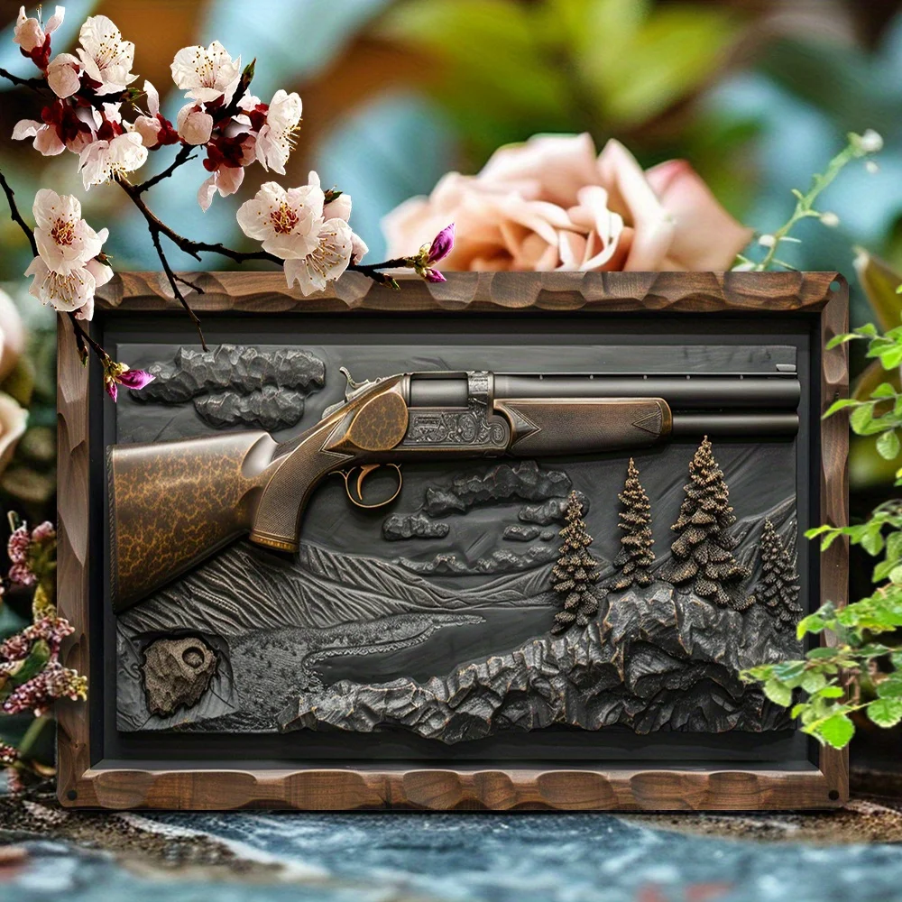 Винтажный эффект Ремингтон 870 искусство дробовика декоративная металлическая