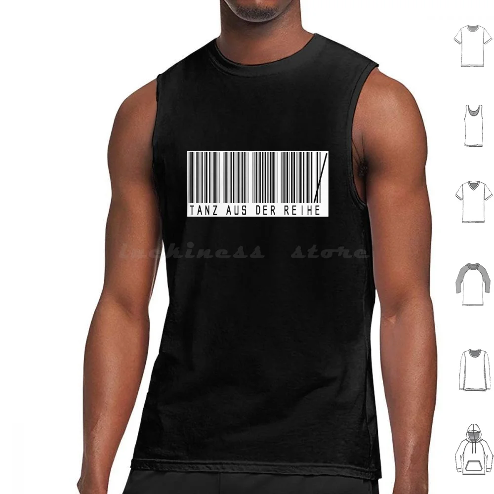 

Майка-безрукавка Tanz Aus Der Reihe, майка из металла в стиле панк, с круглым вырезом, без рукавов